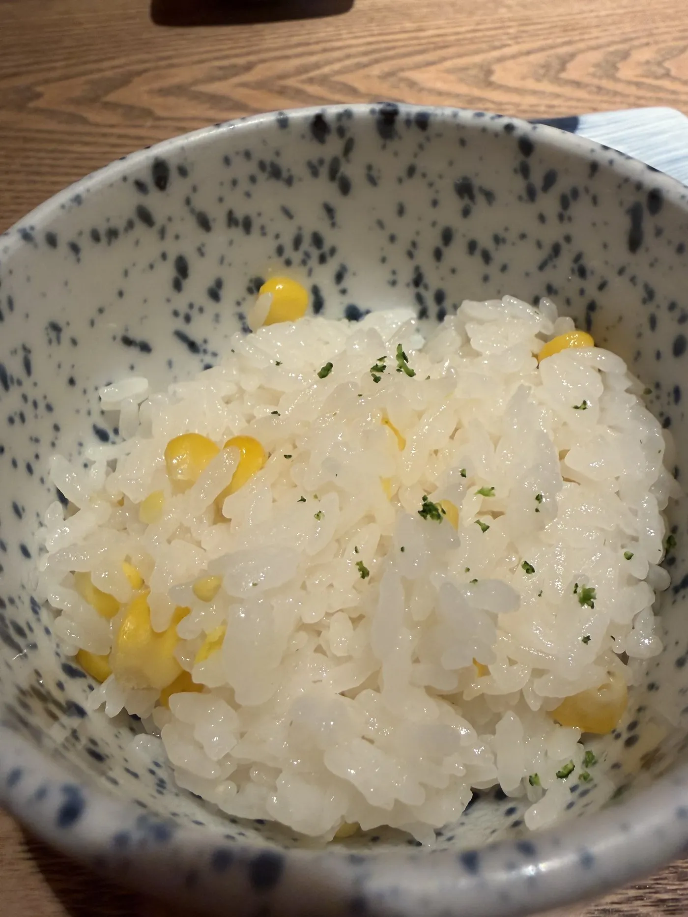 とうもろこしご飯